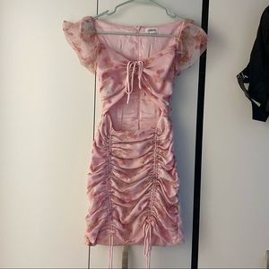 Contenta pink fairy like mini dress